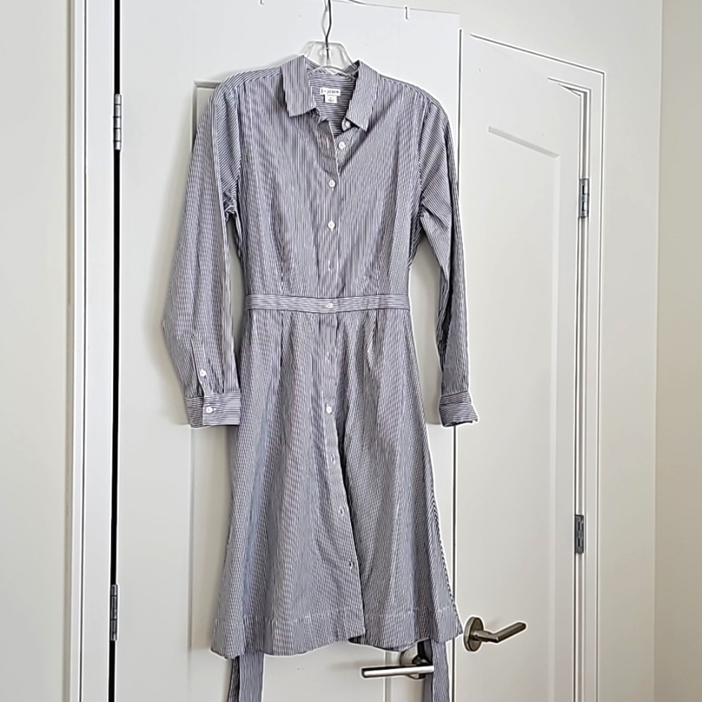 Classic J Crew Pin Stripe Dress